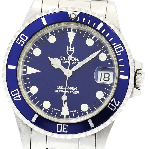 TUDOR Prince Date Submariner 75190 Date blue Dial Automatic Men's Watch_889624 - Picture 8 of 10
